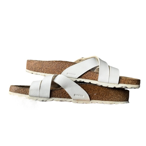 Birkenstock - Yao White Sandals with Adjustable Straps Sz 40 - Picture 11 of 11